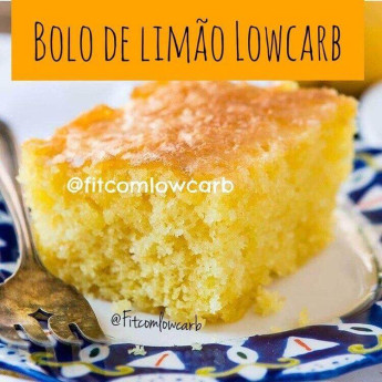 Bolinho de Limão Low Carb