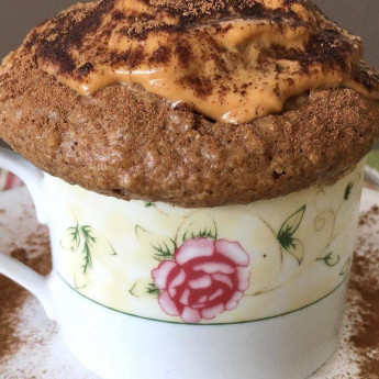 Bolo Paçoca de Microondas