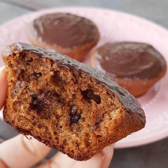 Bolinho de Mel com Chocolate