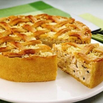 Torta de Frango com Batata Doce