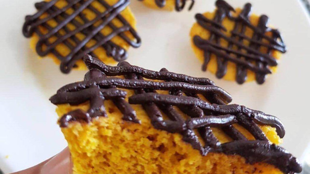 Bolinho de Cenoura com Ganache de Chocolate 1