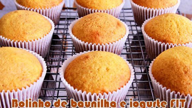 Bolinho FIT de Iogurte com Essência de Baunilha 1