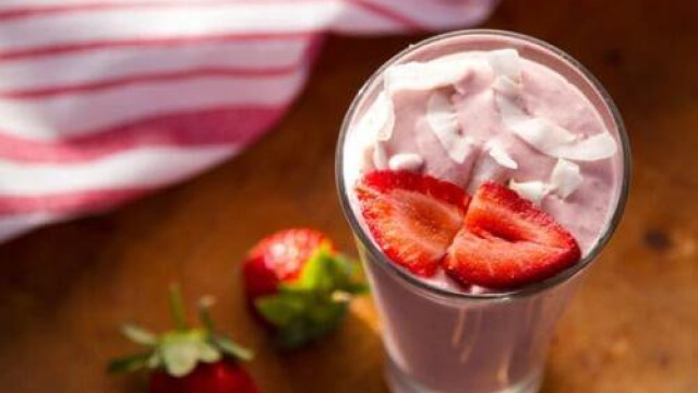 Shake de Morango com Iogurte 1