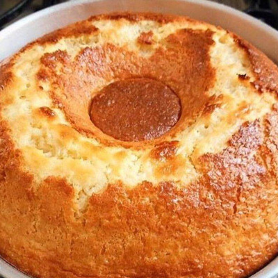 Bolo de Laranja com Coco de Liquidificador