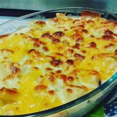 Couve Flor Gratinada
