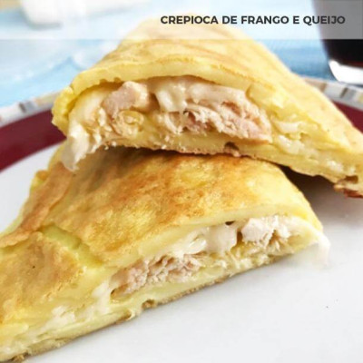 Crepioca de Frango e Mussarela