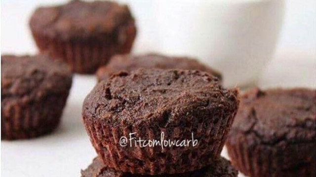 Muffins Low-Carb de Chocolate 1
