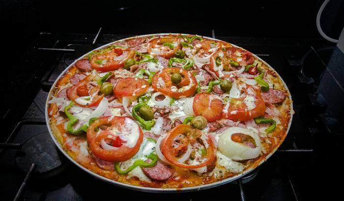 Massa de Pizza Low Carb