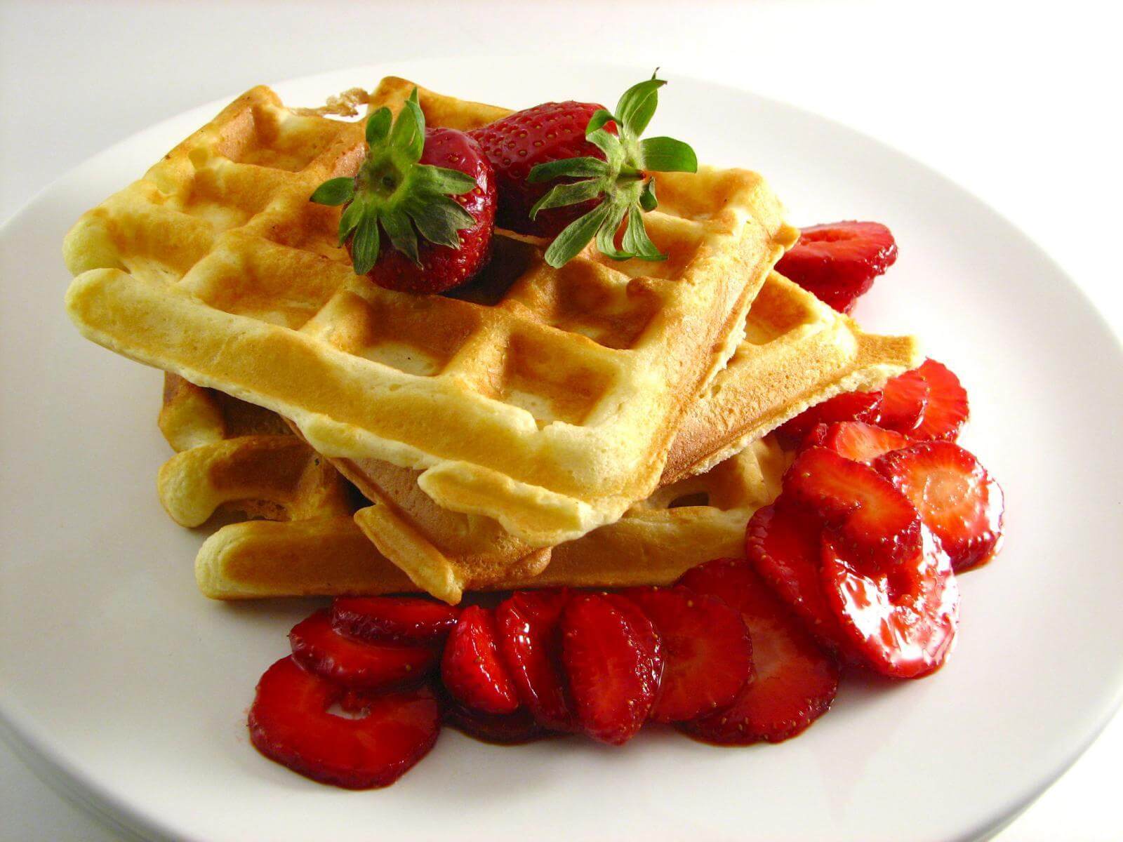 Waffle de Banana Proteico