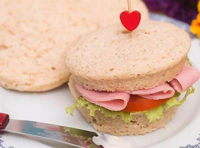 Pão de Aveia de Micro-Ondas