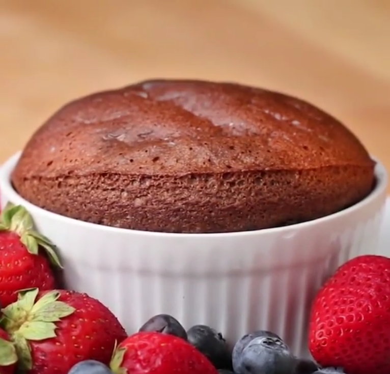 Suflê de Creme de Avelã